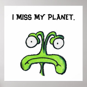 MIG FRÖCKEN MIN PLANETaffisch Poster