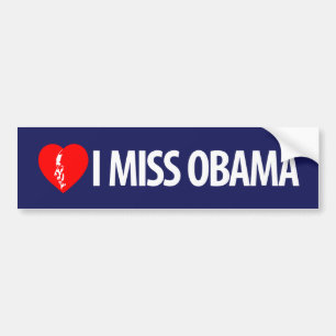Mig Fröcken Obama Bildekal