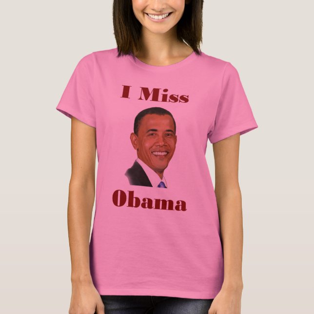 Mig Fröcken Obama T Shirt (Framsida)