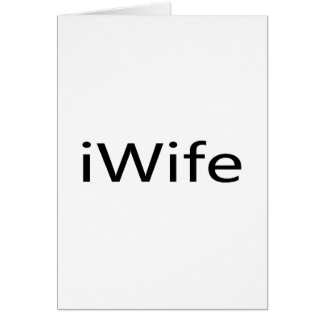 mig fru hälsningskort