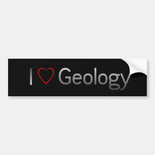 Mig geologibildekal (för hjärta) bildekal