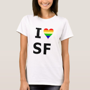 Mig glad hjärta San Francisco Tee Shirt