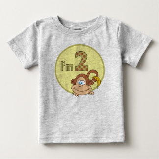 Mig gullig apa för förmiddag 2 med t-shirt