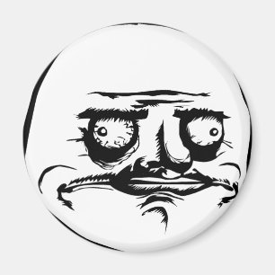 Mig Gusta ansikte Magnet