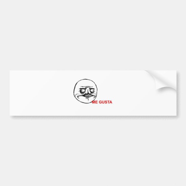 Mig Gusta Bildekal (Framsidan)