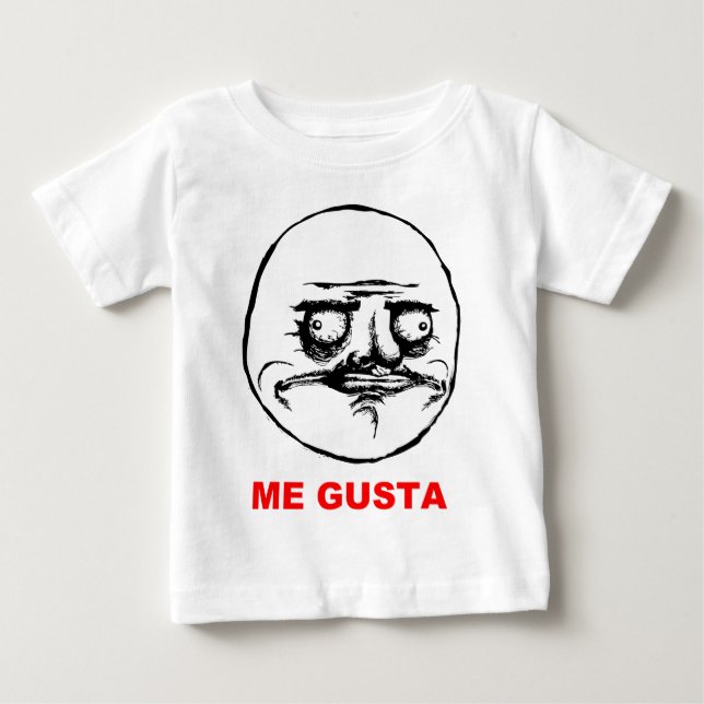 Mig Gusta (text) Tee Shirt (Framsida)