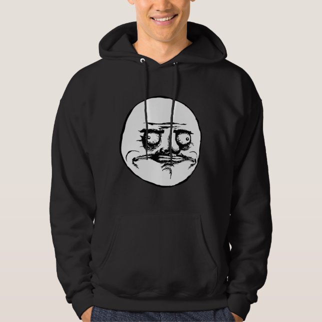 Mig Gusta ursinneansikte Meme Sweatshirt (Framsida)