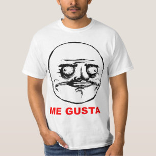 Mig Gusta ursinneansikte Meme T Shirt