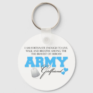Mig gynnsam förmiddag - arméflickvän nyckelring