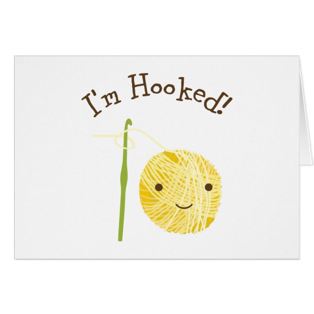 Mig hakad förmiddag! hälsningskort (Framsidan Horizontal)