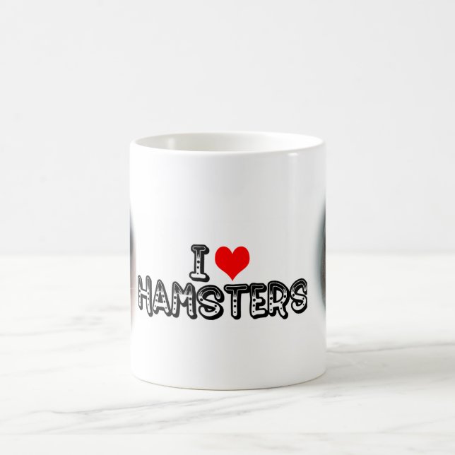 Mig hamsters (för hjärta) kaffemugg (Center)