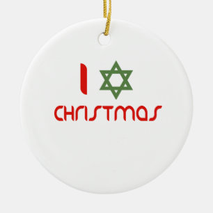 Mig Hanukkah julgrönt Julgransprydnad Keramik