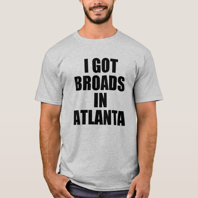 Mig harbroads i Atlanta det roliga ordstävet T-shirt (Framsida)