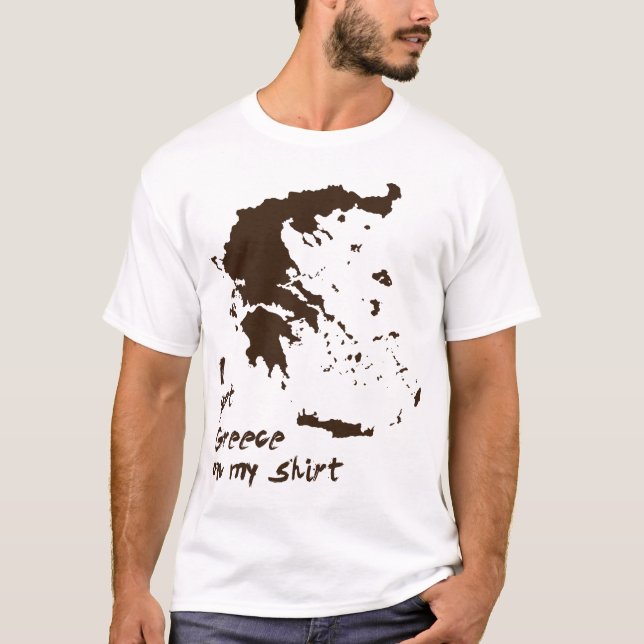 Mig harGrekland fett på min skjorta Tee (Framsida)