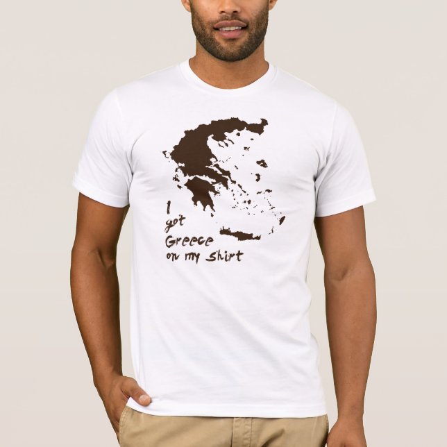 Mig harGrekland fett på min skjorta Tee (Framsida)