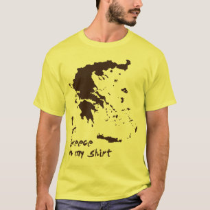 Mig harGrekland fett på min skjorta Tee