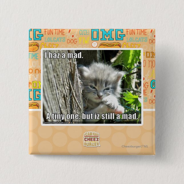 Mig haz ett tokigt knapp (Framsida)