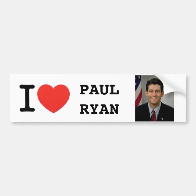 Mig <Heart> PAUL RYAN Bildekal (Framsidan)