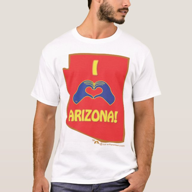 Mig HeartMark AZ T Shirt (Framsida)