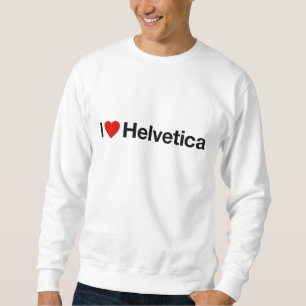 Mig Helvetica hjärta Långärmad Tröja