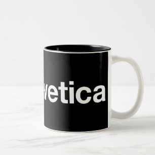 Mig Helvetica hjärta Två-Tonad Mugg
