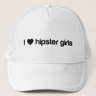 Mig hipsterflickor (för hjärta) truckerkeps