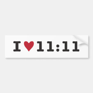 Mig hjärta11:11 bildekal