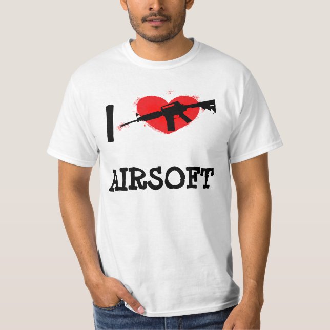 Mig hjärta Airsoft T-shirt (Framsida)