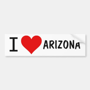 MIG HJÄRTA ARIZONA BILDEKAL