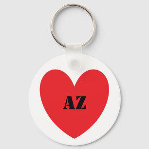 Mig hjärta Arizona Keychain Nyckelring