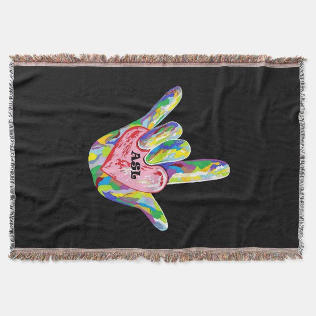 Mig hjärta ASL Mysfilt (Framsidan)