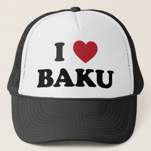Mig hjärta Baku Azerbajdzjan Truckerkeps
