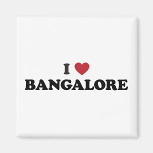 Mig hjärta Bangalore Indien Magnet
