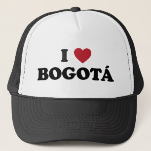 mig hjärta Bogotá Colombia Truckerkeps