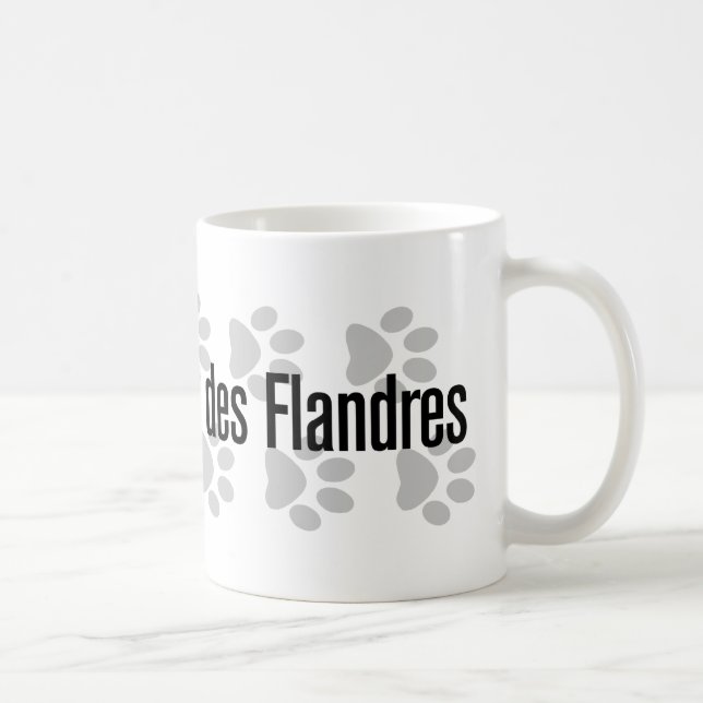 Mig (hjärta) Bouviers des Flandres Kaffemugg (Höger)
