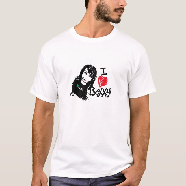 Mig hjärta Boxxy T-shirt (Framsida)