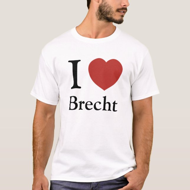Mig hjärta Brecht T Shirt (Framsida)