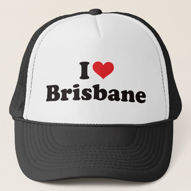 Mig hjärta Brisbane Truckerkeps (Framsida)