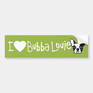 Mig (hjärta) Bubba Louie bildekal