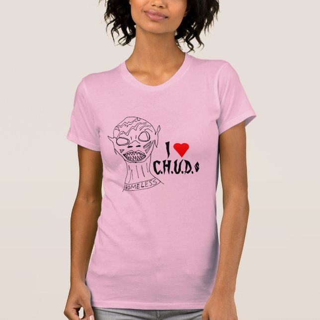 Mig hjärta C.H.U.D.s Tee Shirt (Framsida)