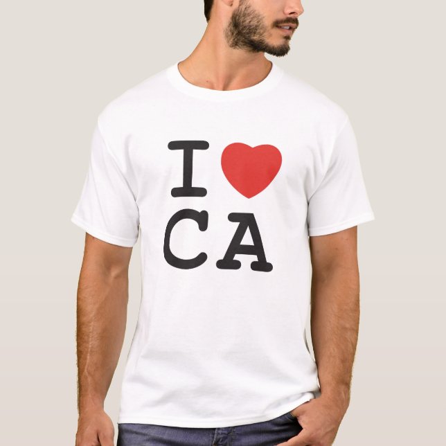 Mig hjärta CA T-shirt (Framsida)