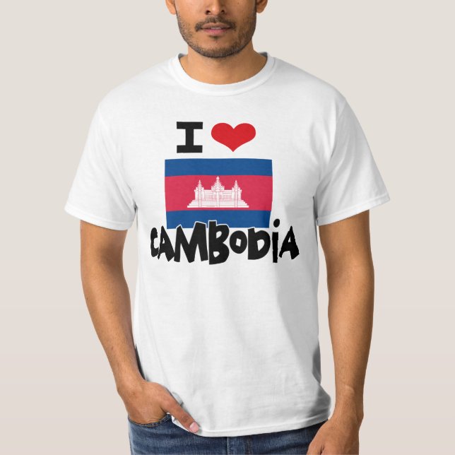 MIG HJÄRTA CAMBODJA TEE SHIRT (Framsida)