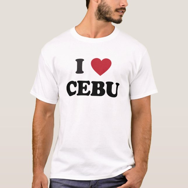 Mig hjärta Cebu Philippines T-shirt (Framsida)