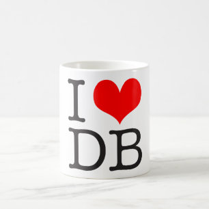 Mig (hjärta) DB-mugg Kaffemugg