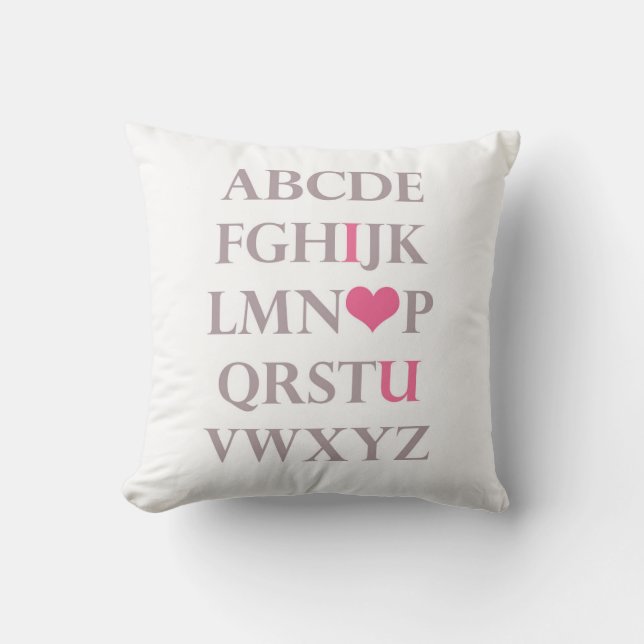 mig hjärta dig kudde (Framsida)