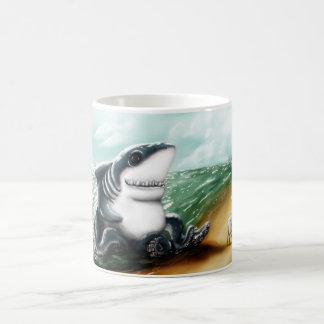 Mig hjärta dig Sharktopus Kaffemugg