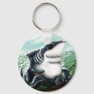 Mig hjärta dig Sharktopus Nyckelring