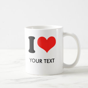MIG HJÄRTA (din text) Kaffemugg