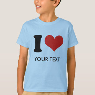 MIG HJÄRTA (din text) T-shirt