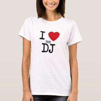Mig hjärta DJ-kvinna utslagsplats Tee Shirt